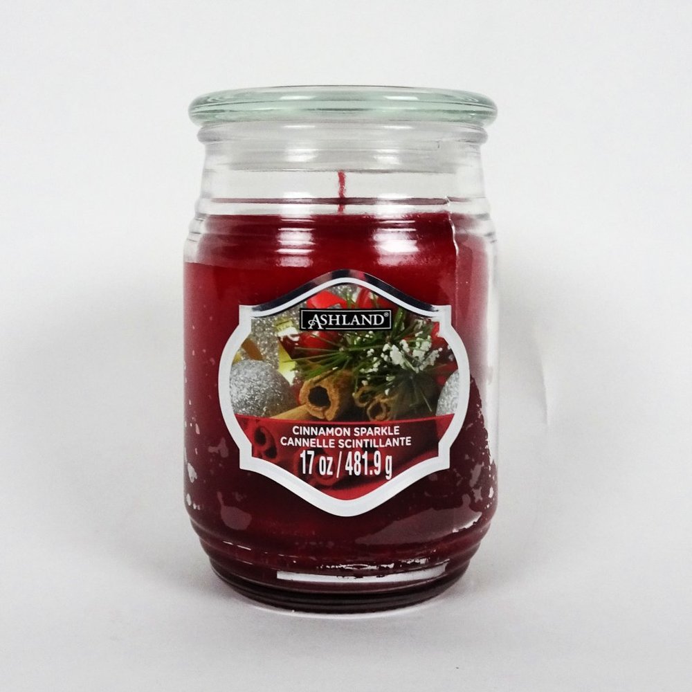Ashland Cinnamon Sparkle Candle Jar Christmas 17oz